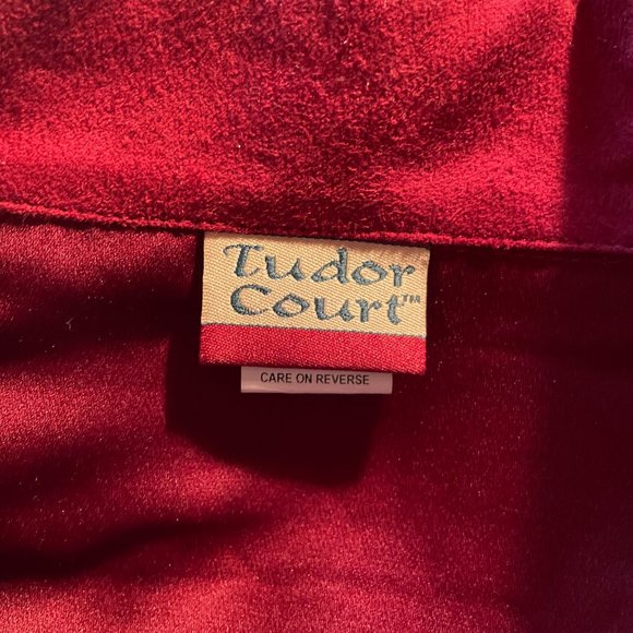 "Tudor Court" Burgundy Shirt Jacket - Picture 4 of 4